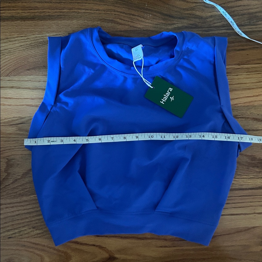 HALARA Royal Blue Crop Top - Picture 5 of 5